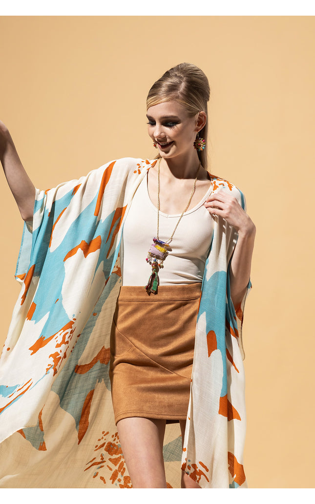 Aquaflora Boho Kimono