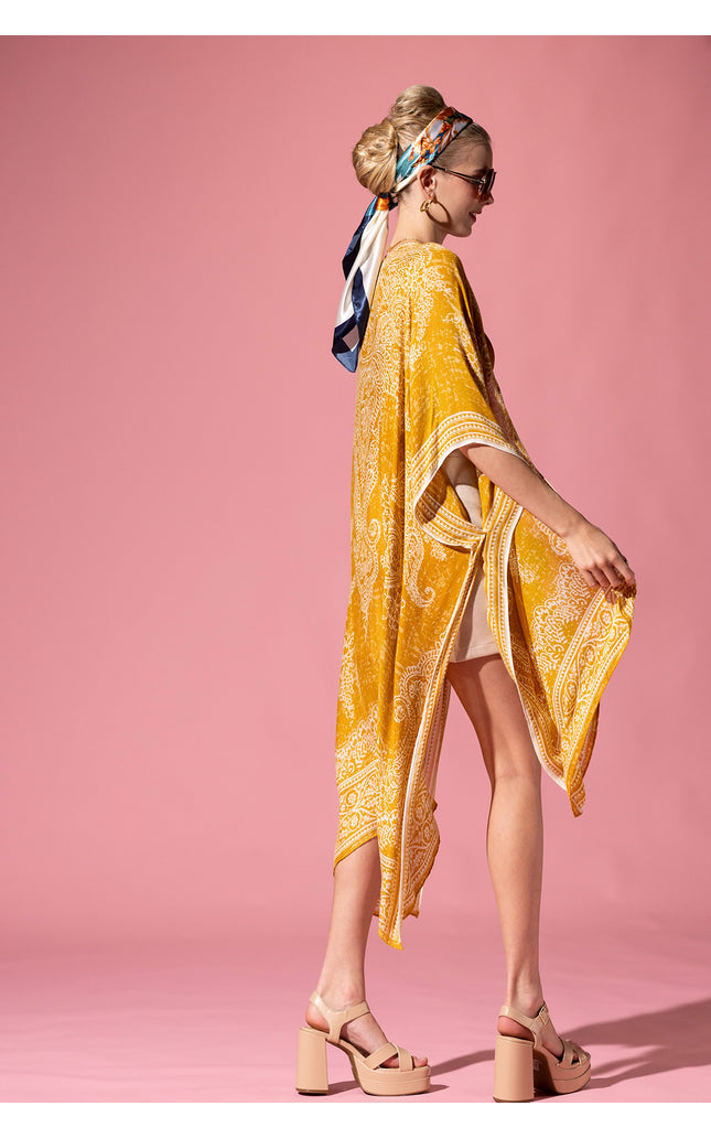 Marigold Paisley Kimono