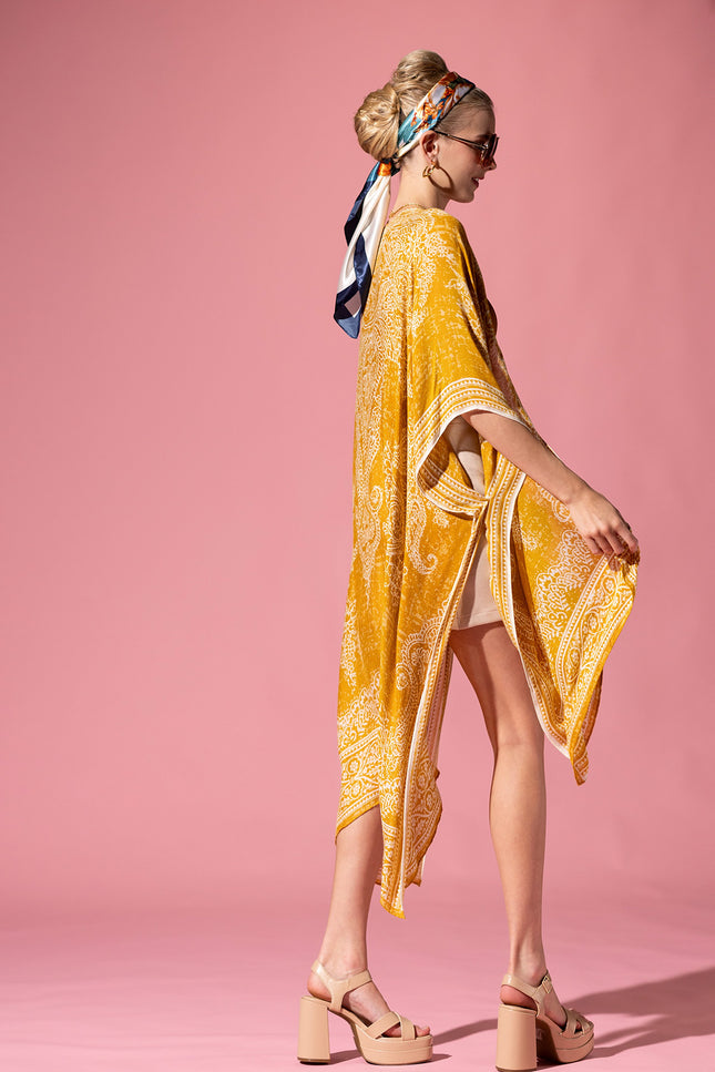Marigold Paisley Kimono