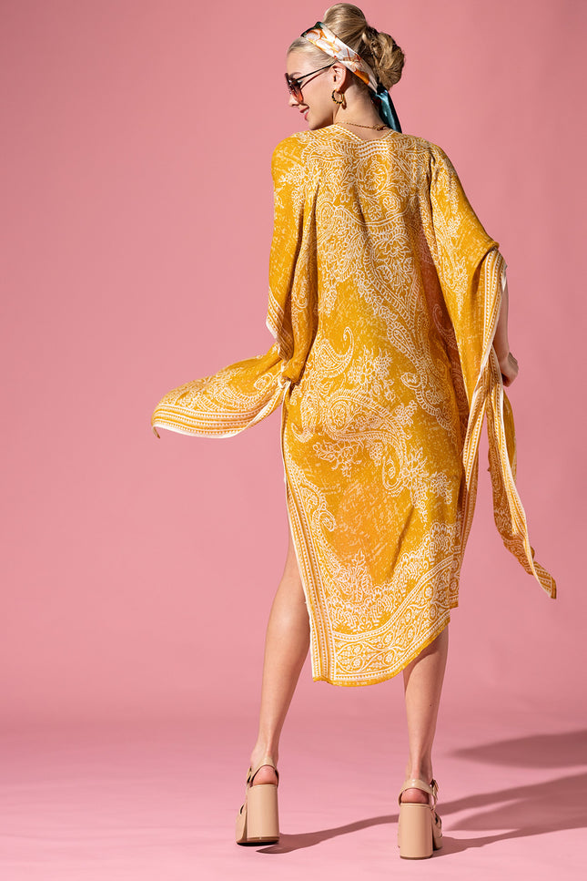 Marigold Paisley Kimono