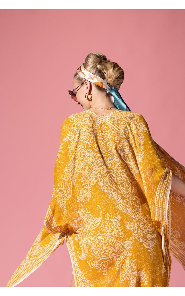 Marigold Paisley Kimono