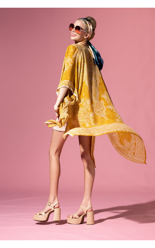 Marigold Paisley Kimono