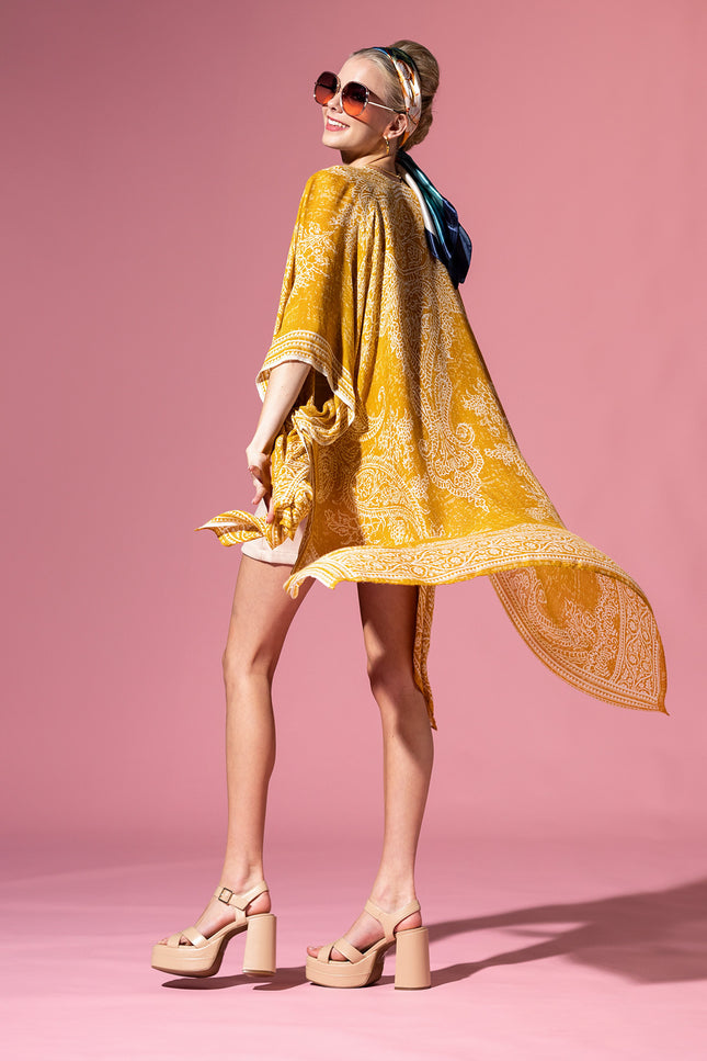 Marigold Paisley Kimono