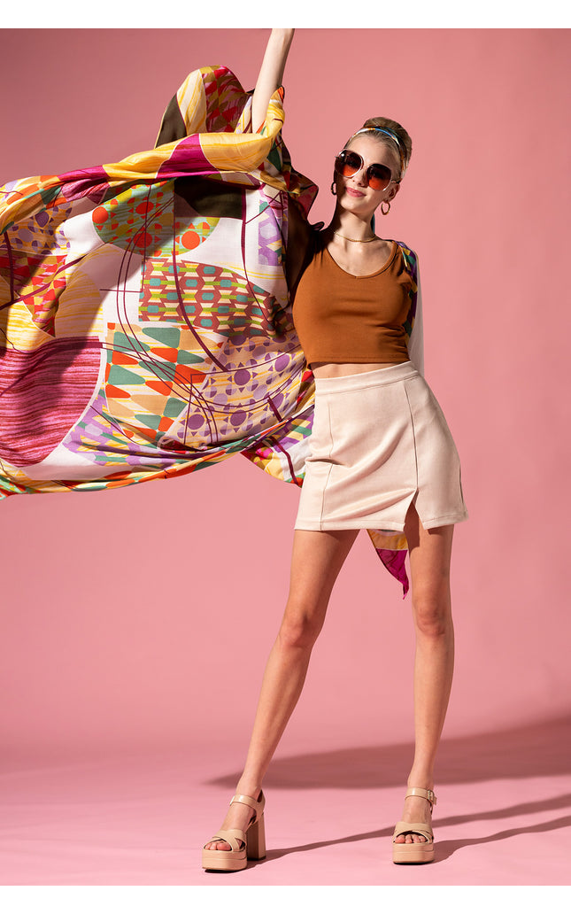 Geo Angel Jacquard  Kimono