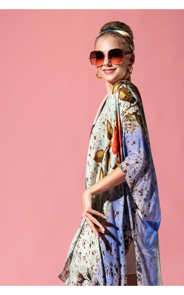 Artistic Bloom Kimono