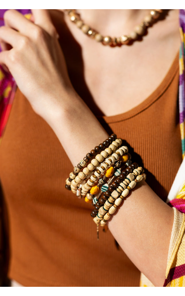 Natural Beauty Beaded Bracelet