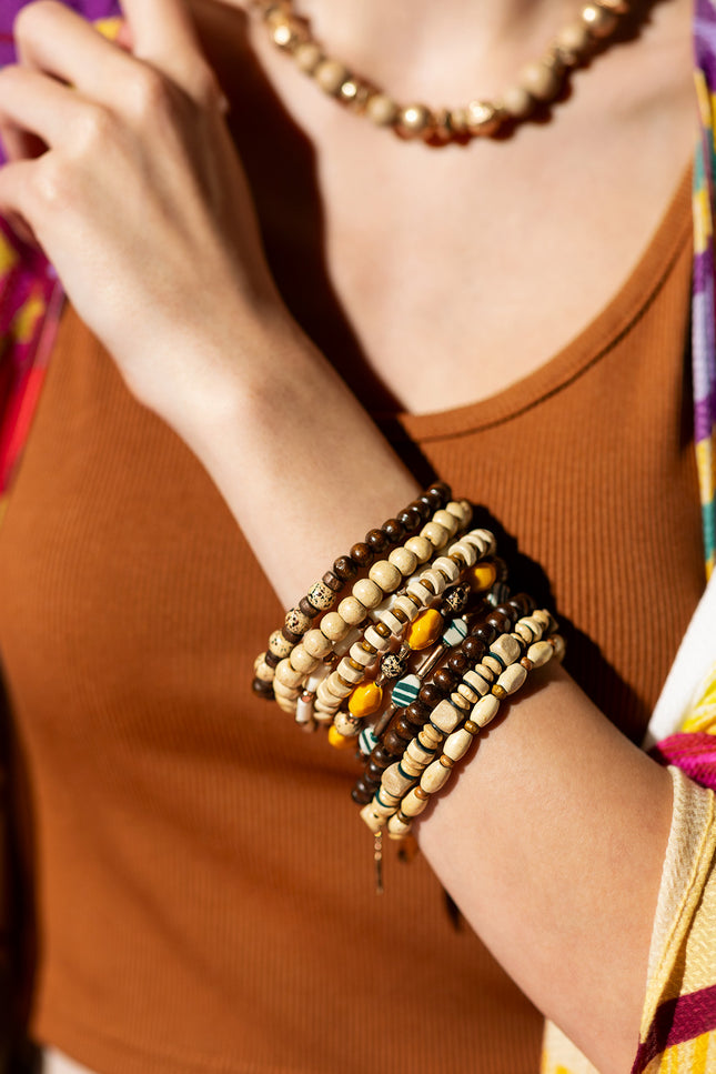 Natural Beauty Beaded Bracelet