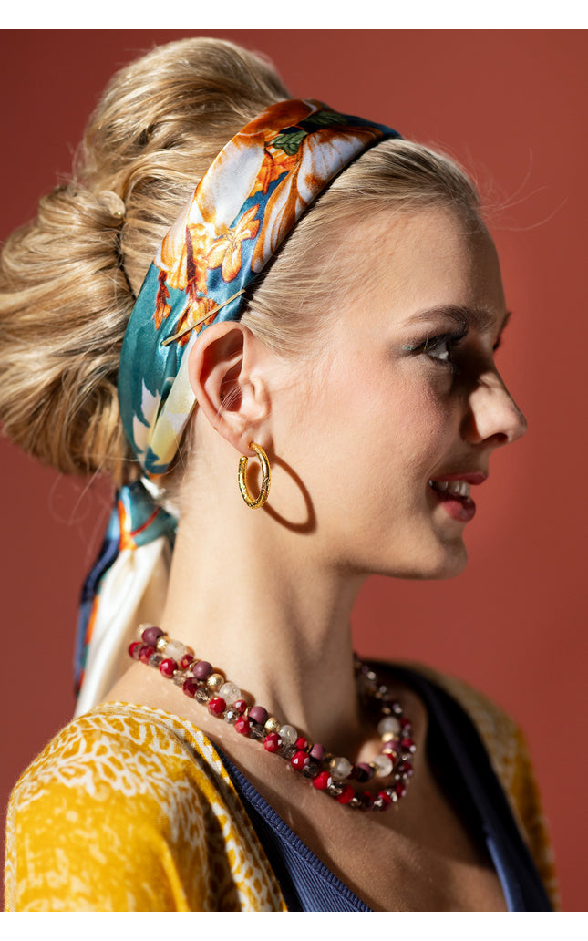 Textured Hoop Earrings