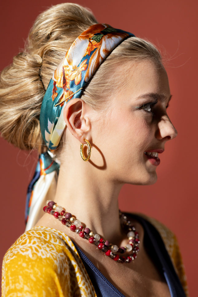 Textured Hoop Earrings