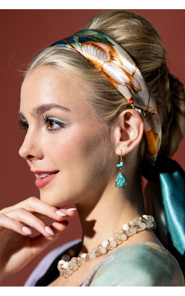 Turquoise Teardrop Earrings