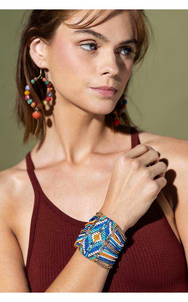 Desert Disco Beaded Bracelet