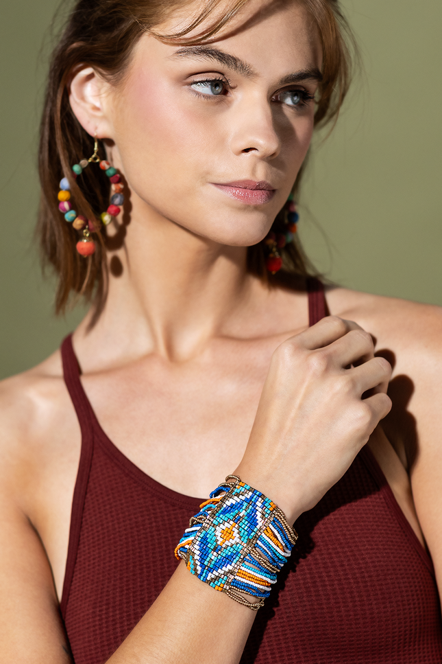 Desert Disco Beaded Bracelet
