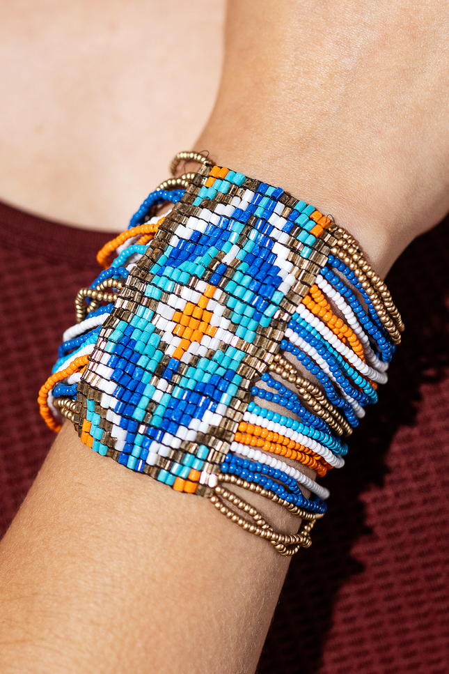 Desert Disco Beaded Bracelet