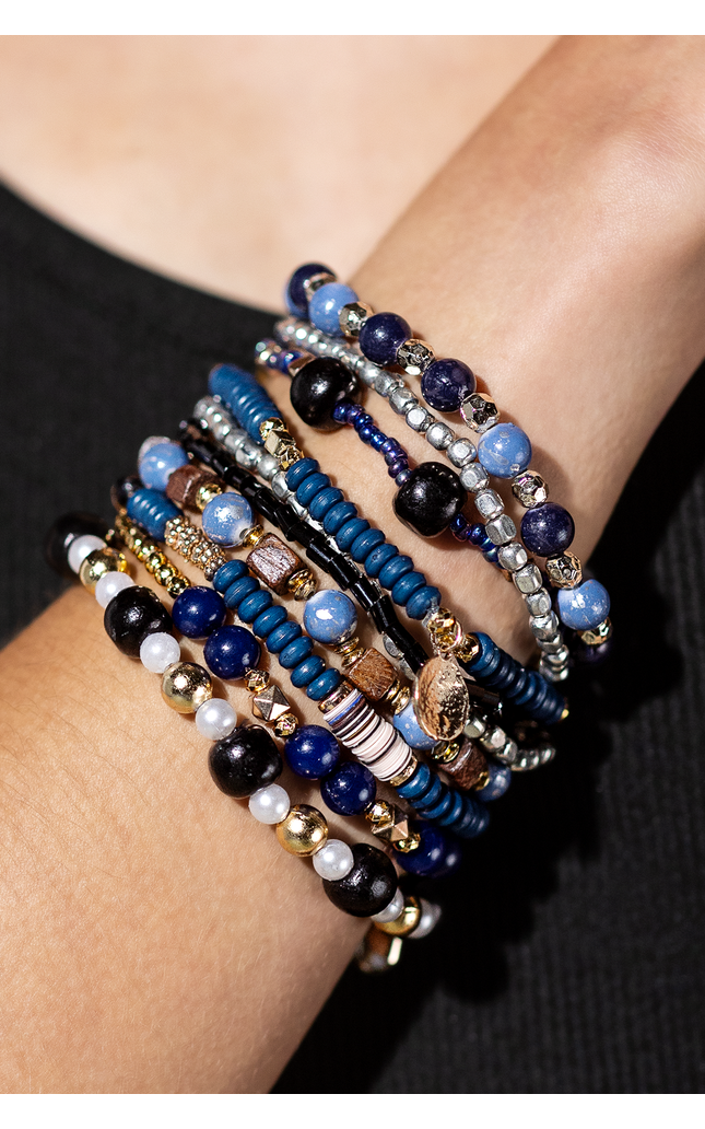Midnight Rider Stack Bracelet