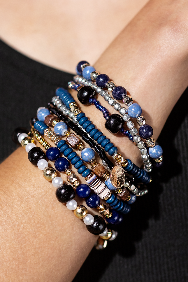 Midnight Rider Stack Bracelet