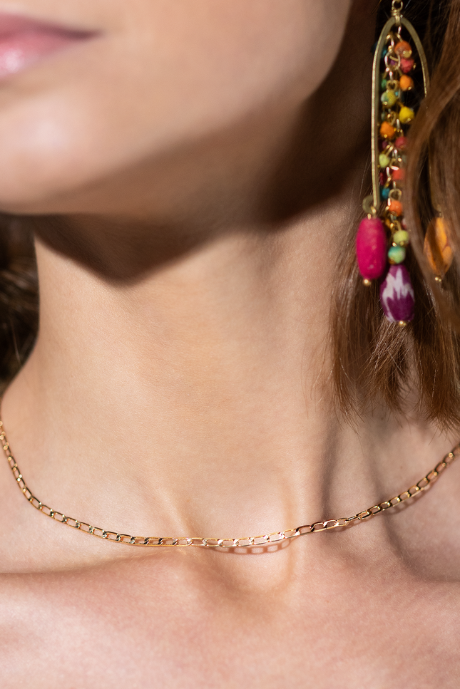 Desert Flat Chain Link Necklace