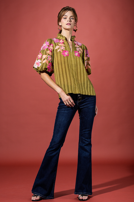 Petal Parkway Textured Top