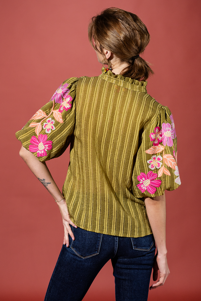Petal Parkway Textured Top