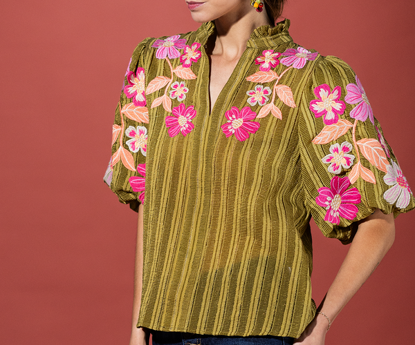 Petal Parkway Textured Top – Onedder
