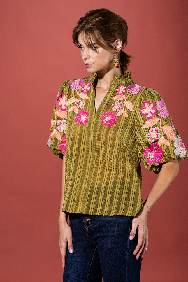 Petal Parkway Textured Top