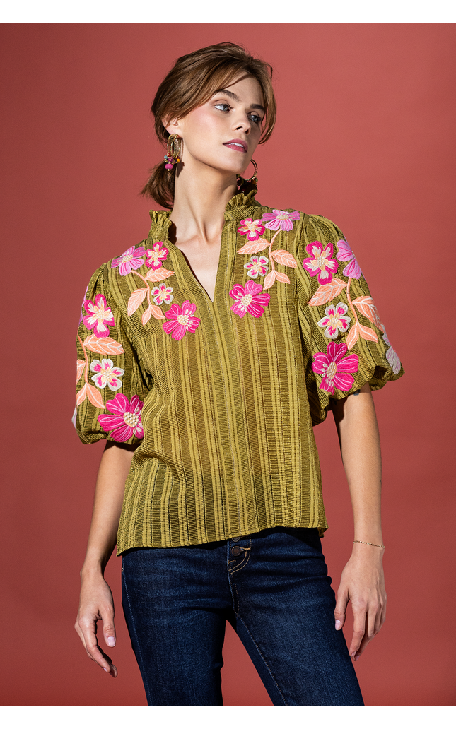 Petal Parkway Textured Top