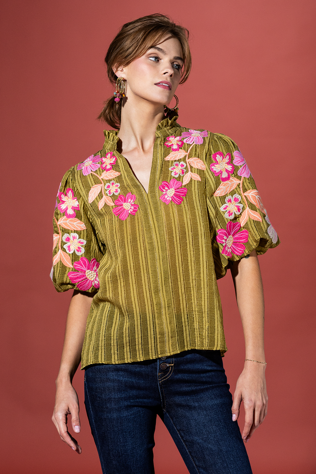 Petal Parkway Textured Top