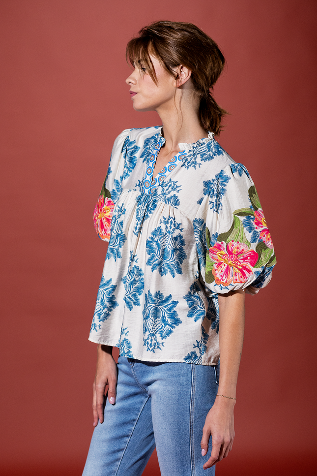 The Nantucket Rose Blouse