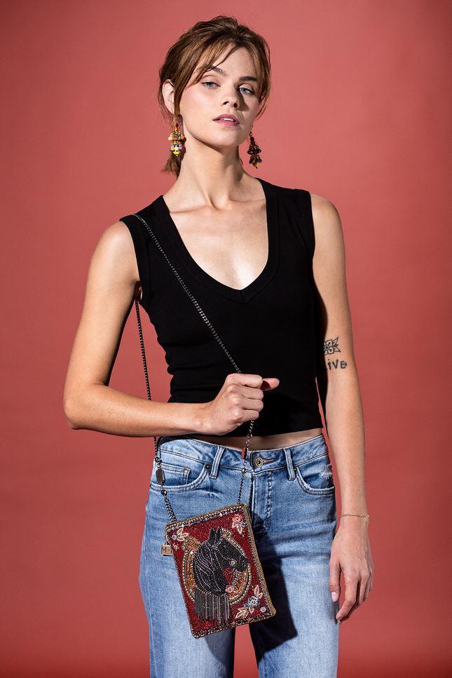 Gallop & Glisten Beaded Crossbody