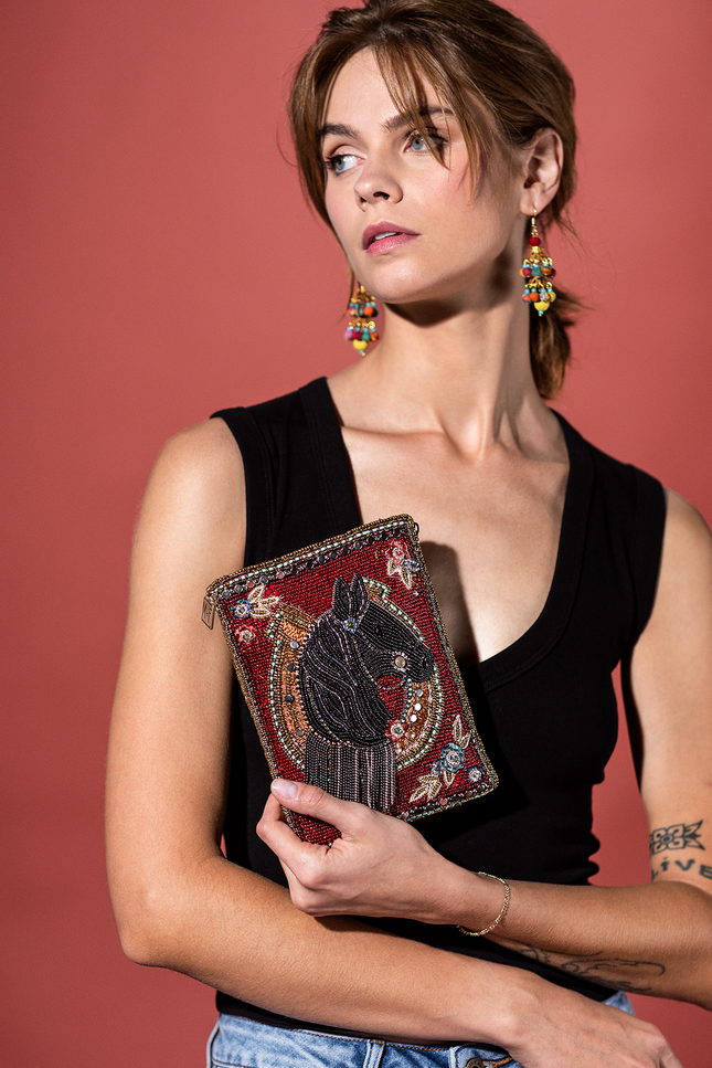 Gallop & Glisten Beaded Crossbody