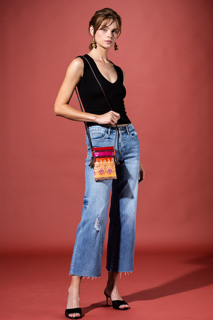 Magenta Wanderer Cellphone Bag