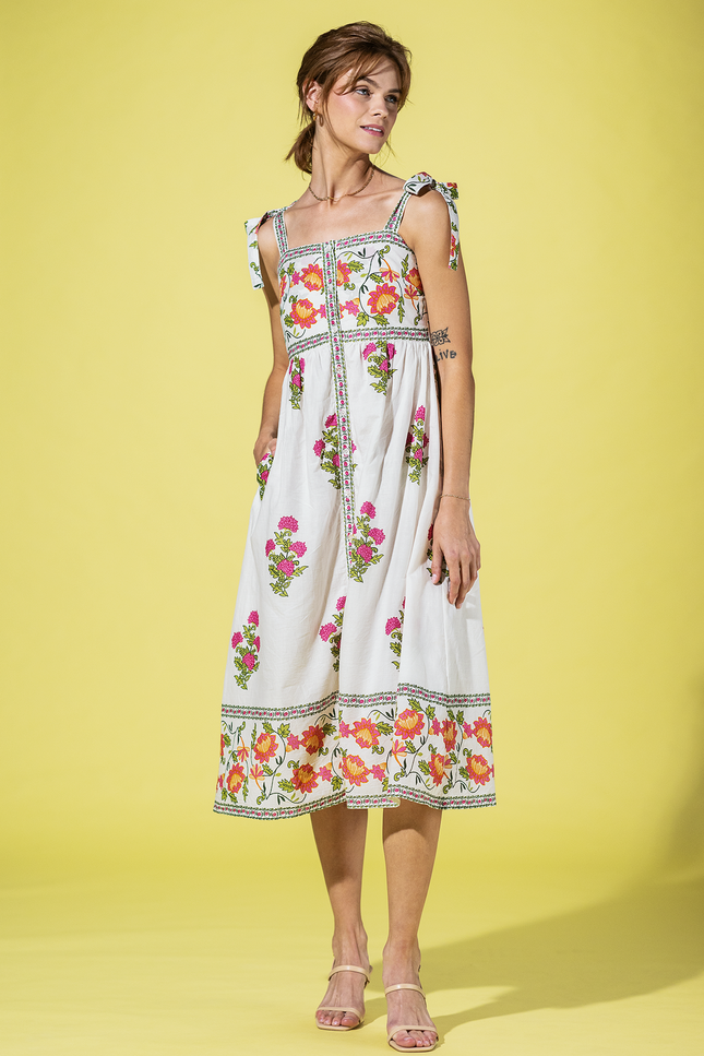 Roswell Bloom Midi Dress