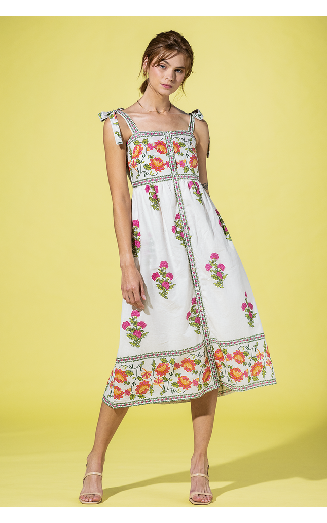 Roswell Bloom Midi Dress
