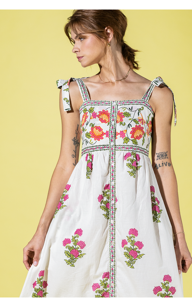 Roswell Bloom Midi Dress