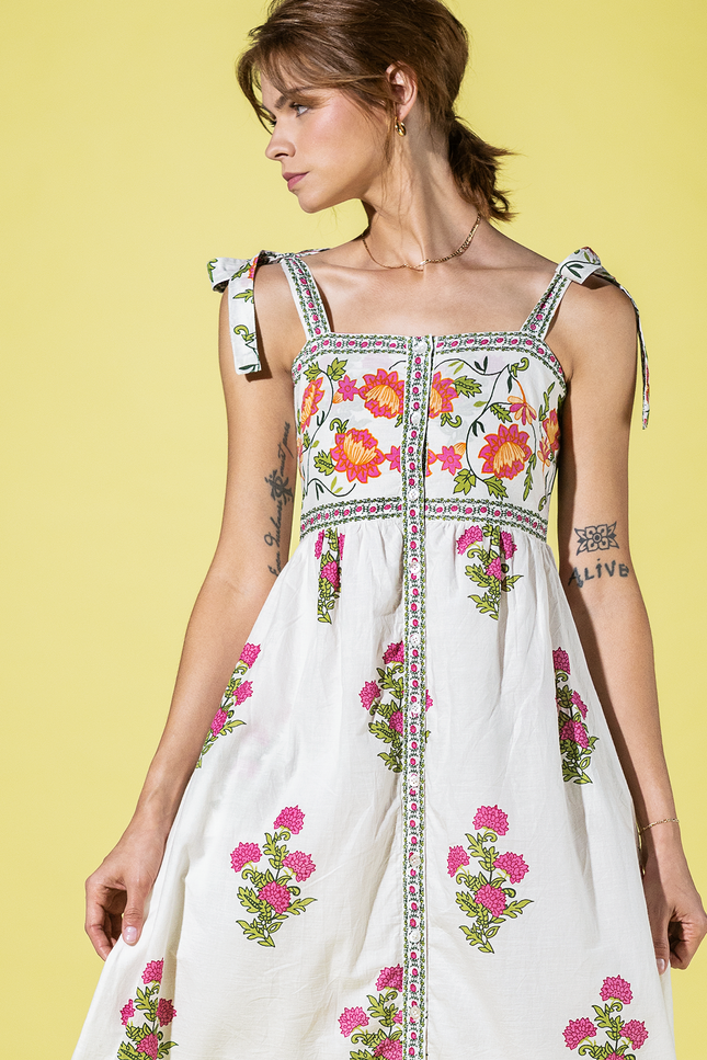 Roswell Bloom Midi Dress