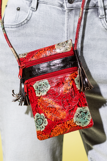 Fiery Flora Cellphone Bag
