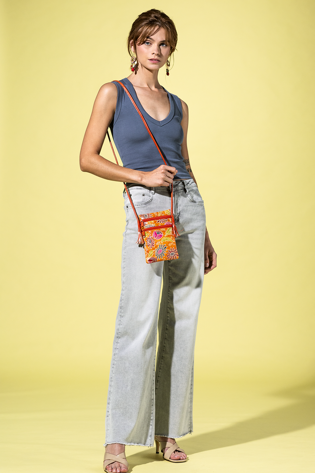 Saffron Trail Cellphone Bag