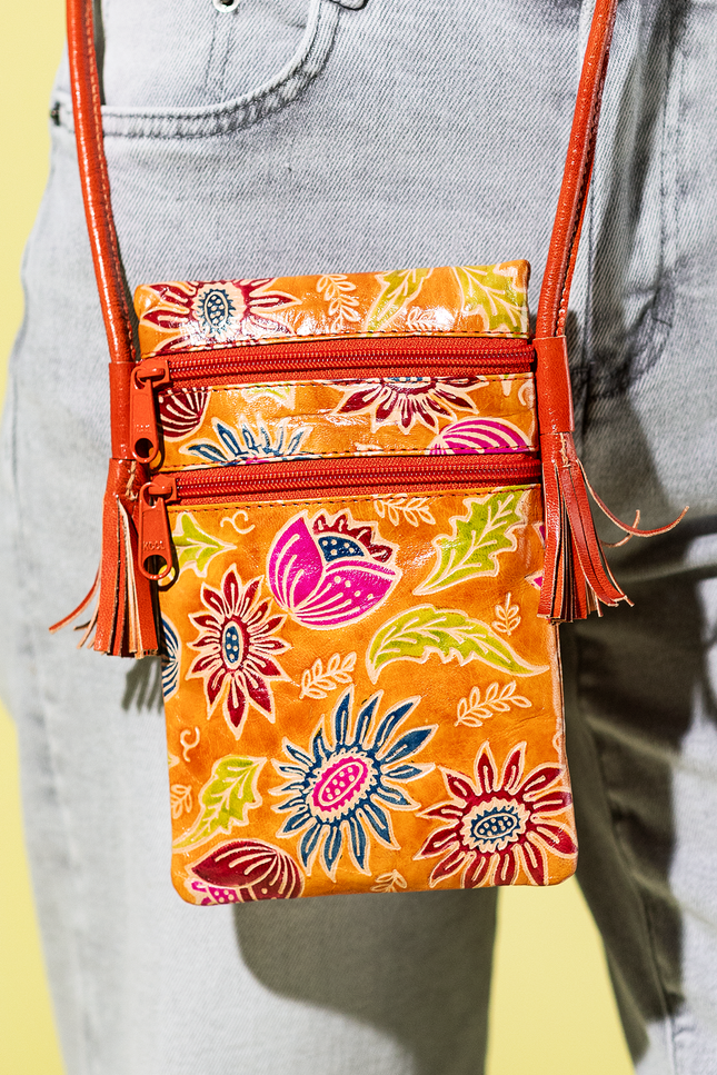 Saffron Trail Cellphone Bag