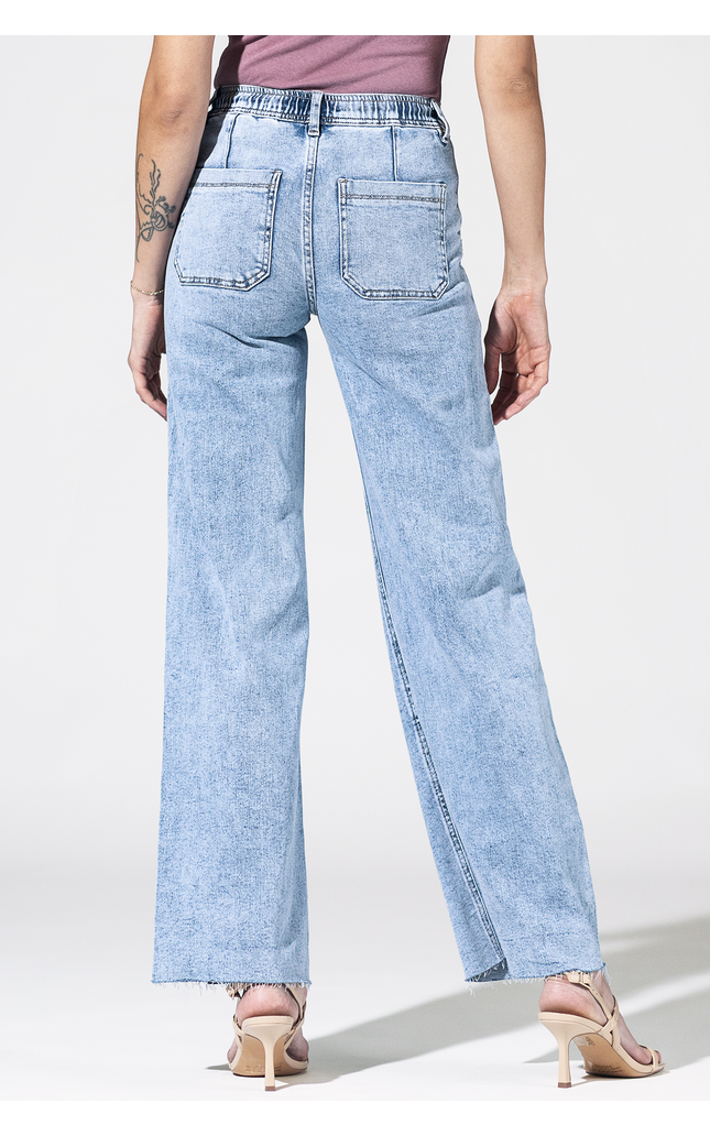 Montecito Wide Leg Drawstring Jeans