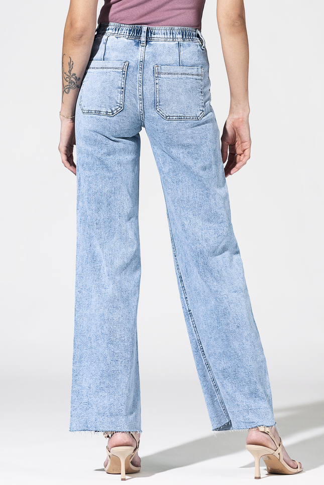 Montecito Wide Leg Drawstring Jeans