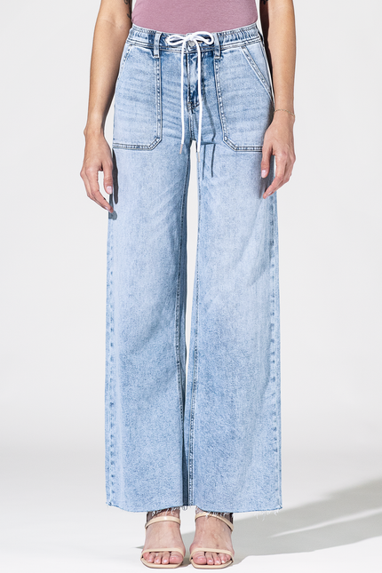 Montecito Wide Leg Drawstring Jeans