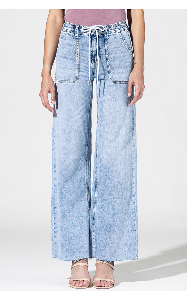 Montecito Wide Leg Drawstring Jeans