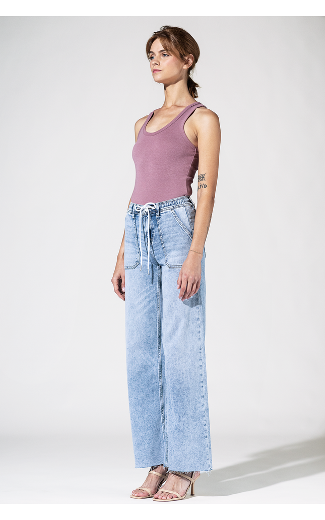 Montecito Wide Leg Drawstring Jeans