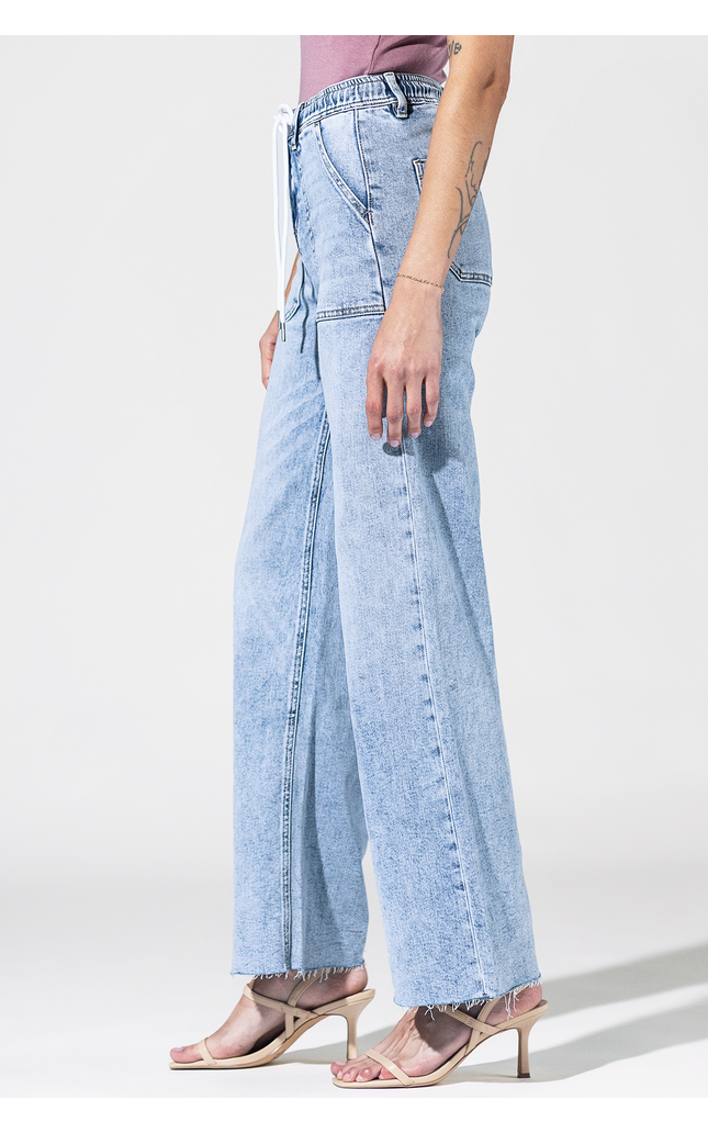 Montecito Wide Leg Drawstring Jeans