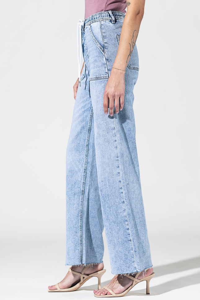 Montecito Wide Leg Drawstring Jeans