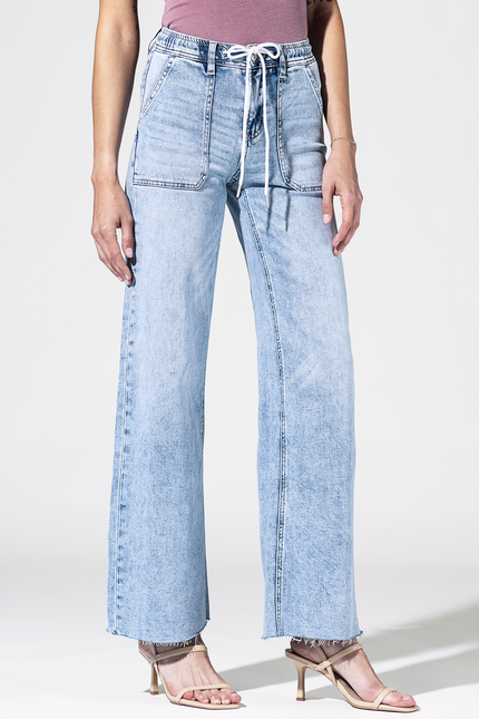 Montecito Wide Leg Drawstring Jeans