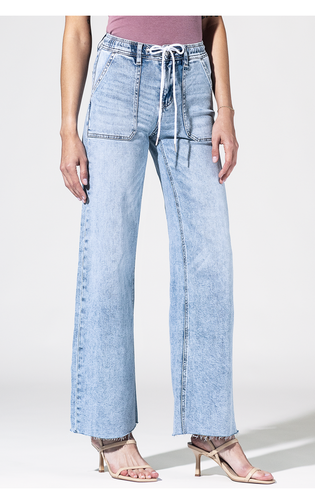 Montecito Wide Leg Drawstring Jeans