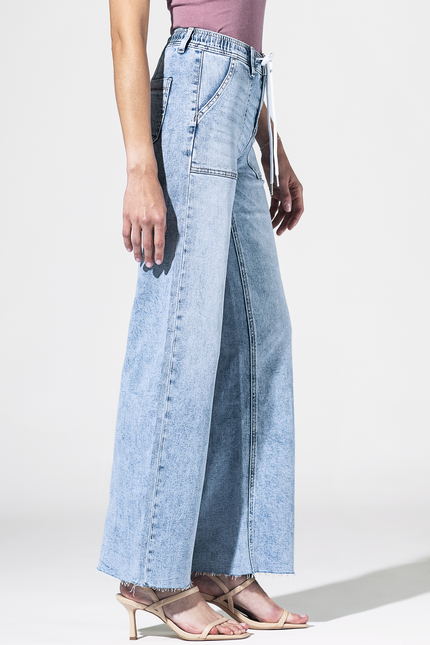 Montecito Wide Leg Drawstring Jeans