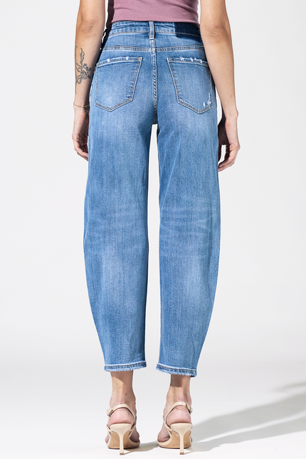 Retro Rodeo Barrel Jeans