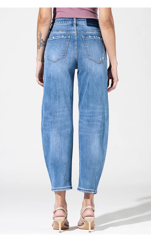 Retro Rodeo Barrel Jeans