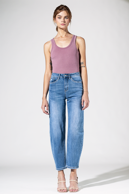 Retro Rodeo Barrel Jeans